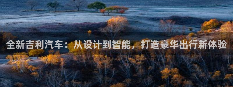 卧龙娱乐体育3在线注册：全新吉利汽车：从设计到智能，打造豪华出行新体验